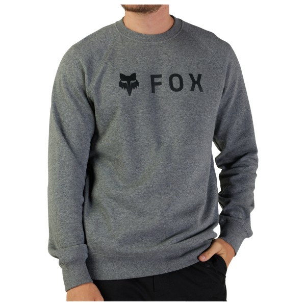 FOX Racing - Absolute Fleece Crew Neck - Pullover Gr M grau von FOX Racing