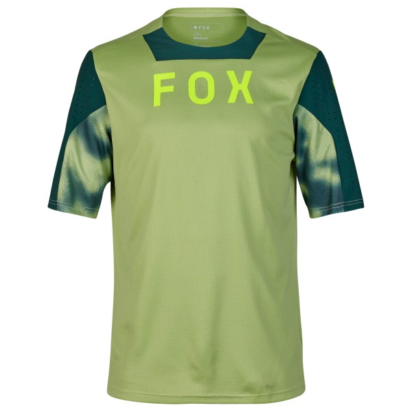 FOX Racing - Defend S/S Jersey Taunt - Velotrikot Gr S grün von FOX Racing