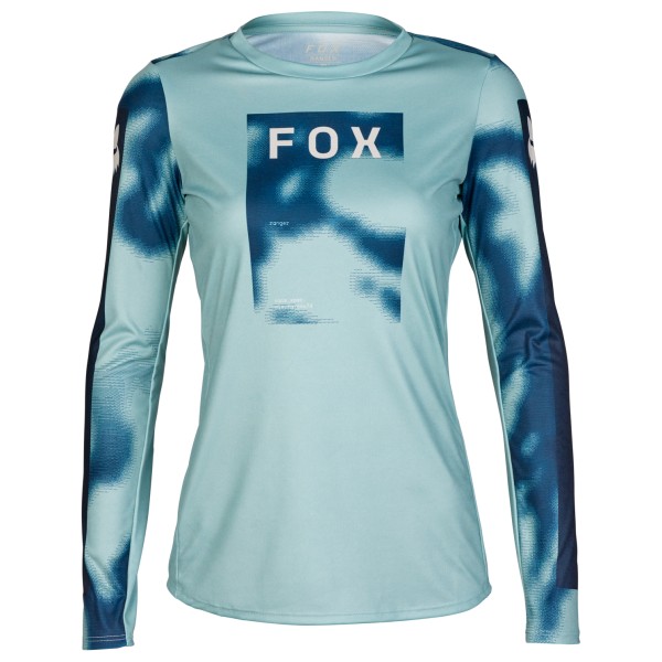 FOX Racing - Women's Ranger L/S Jersey Taunt - Velotrikot Gr L;M;S;XL;XS blau;türkis von FOX Racing