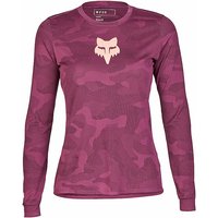 FOX Damen Radshirt  Langarm-Jersey Ranger TruDri™ beere | L von FOX