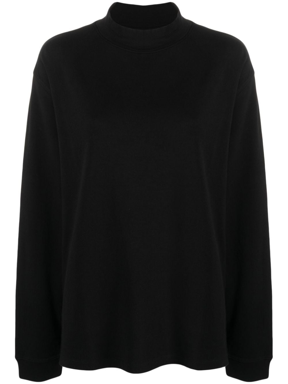 FRAME Duo Fold cotton jumper - Black von FRAME