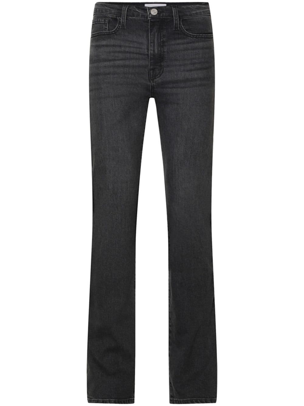 FRAME Le Jane Ankle straight-leg jeans - Black von FRAME