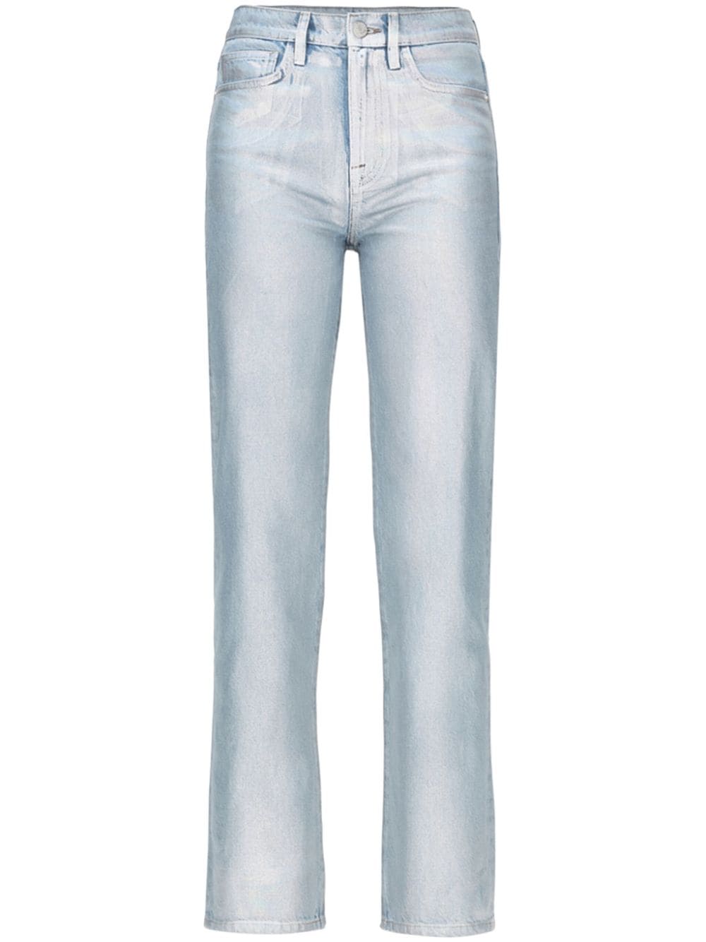 FRAME Le Jane Crop straight-leg jeans - Blue von FRAME