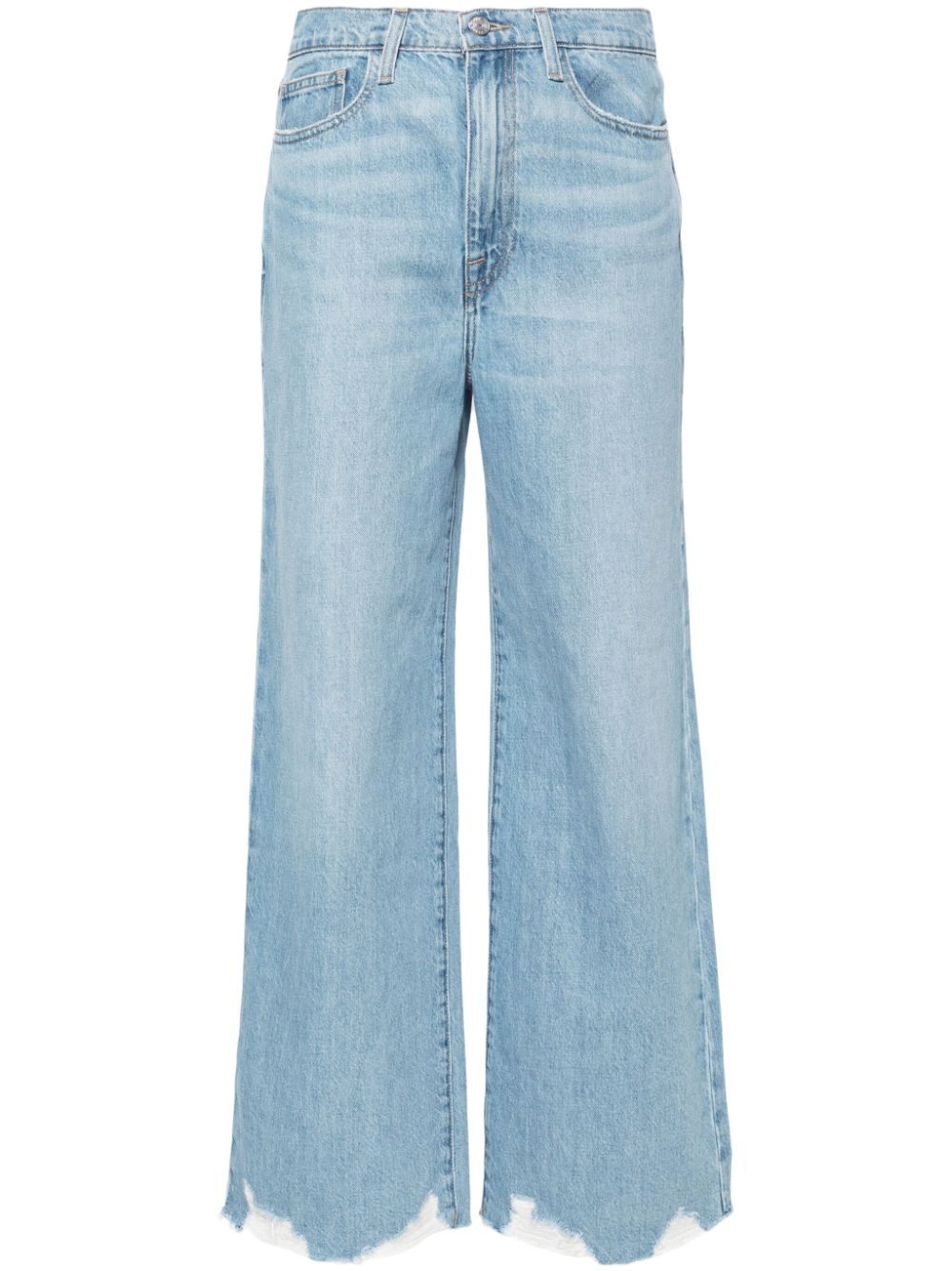 FRAME Le Jane high-rise wide-leg jeans - Blue von FRAME