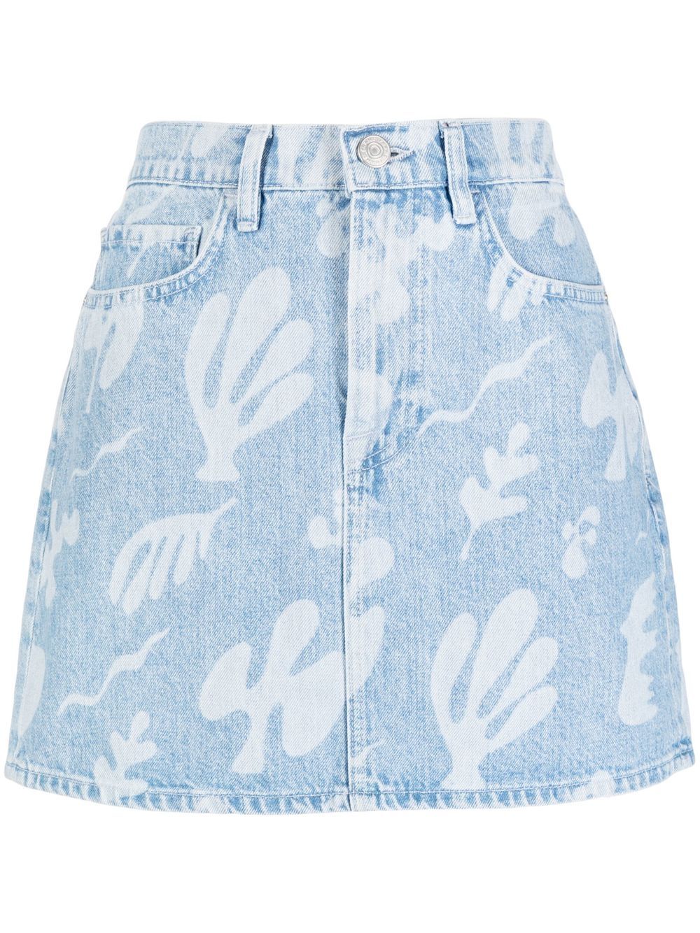 FRAME Le Mini denim skirt - Blue von FRAME