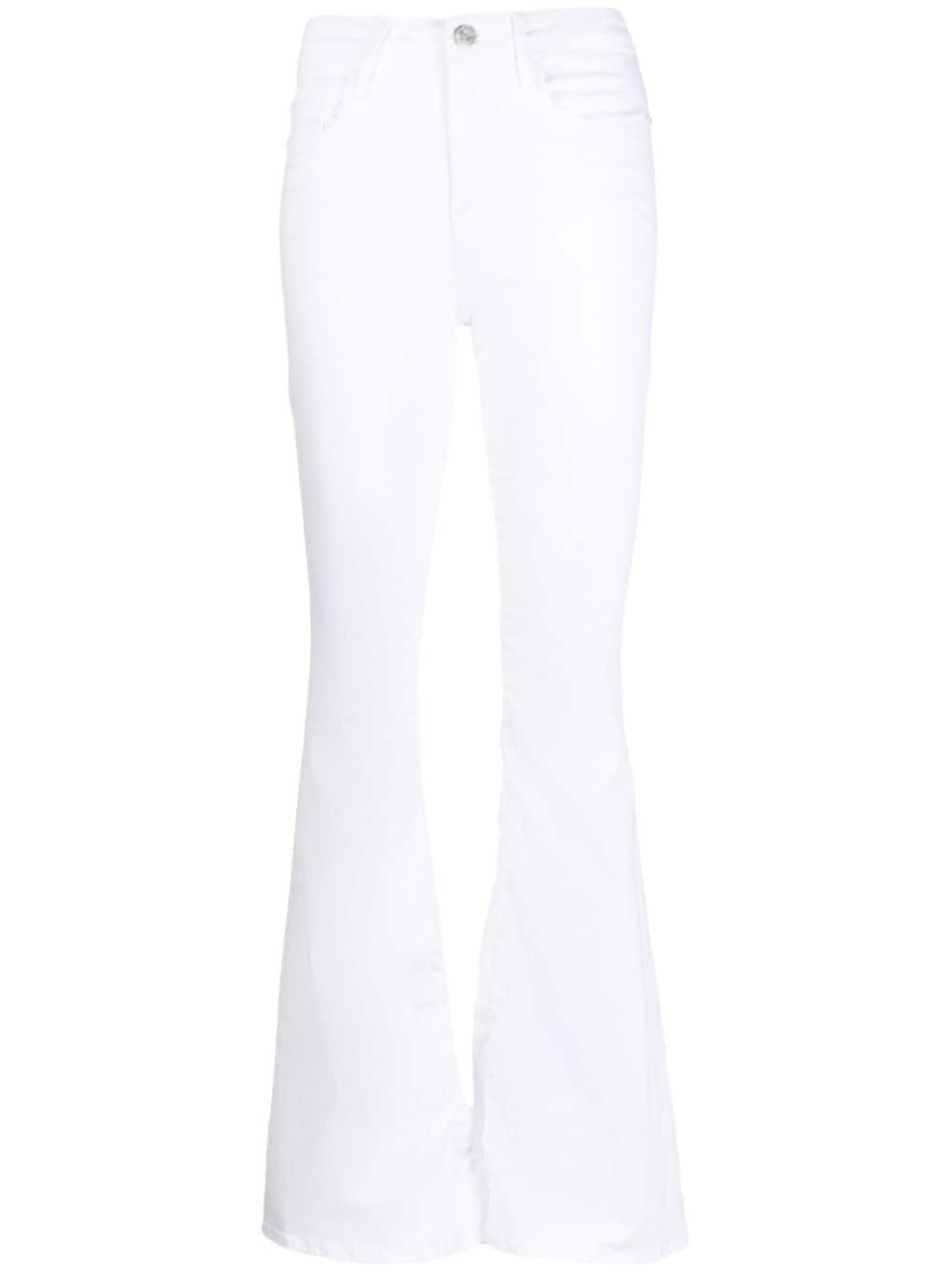FRAME Le One bootcut jeans - White von FRAME