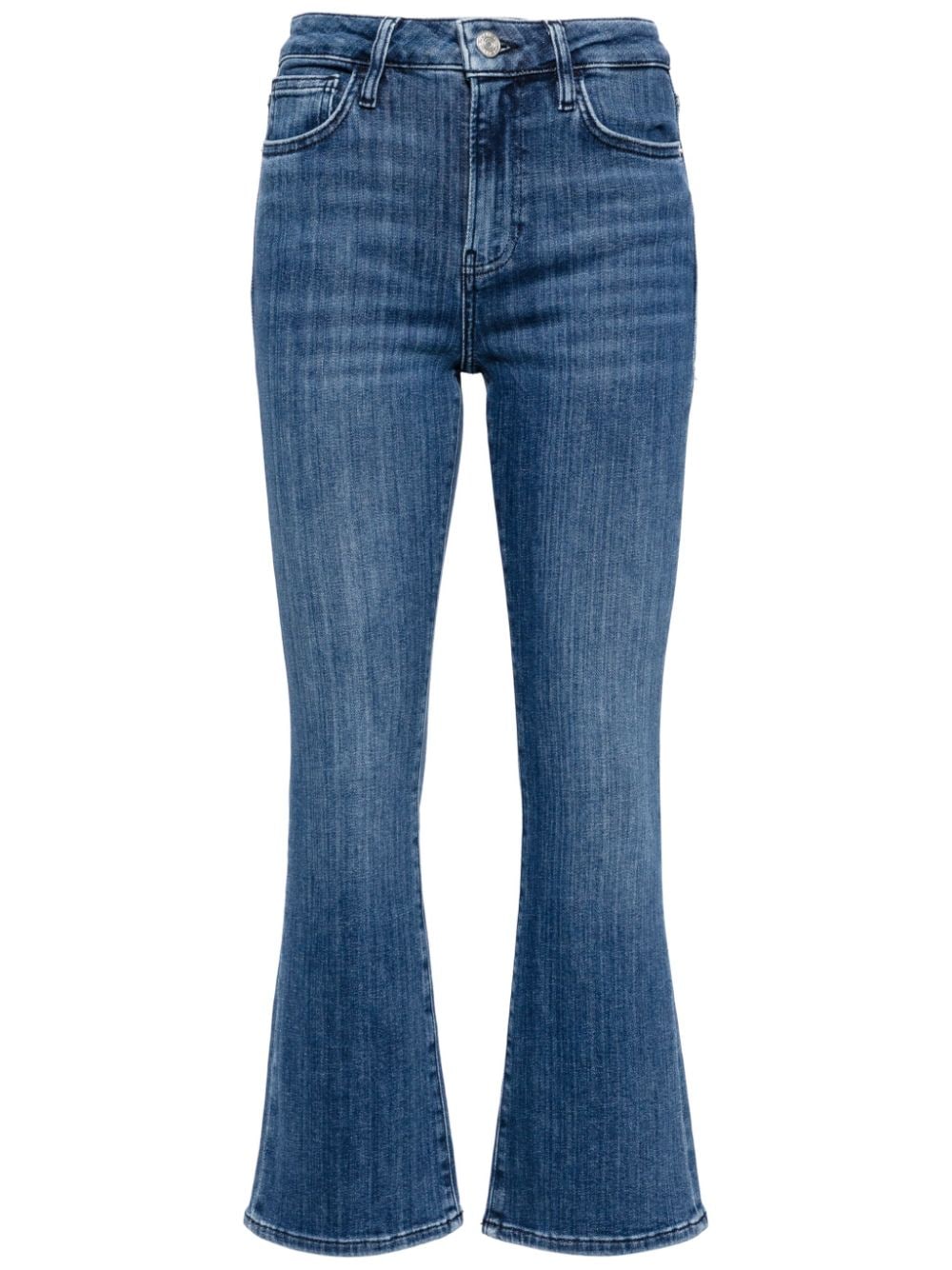 FRAME Le crop Mini Boot jeans - Blue von FRAME