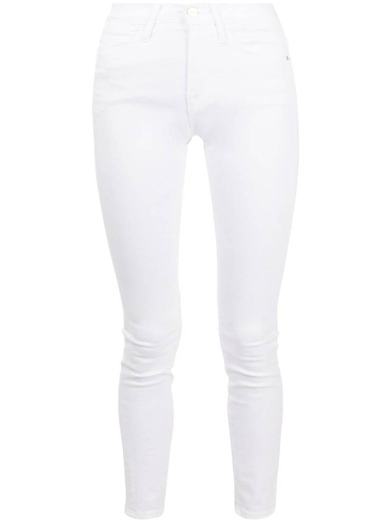 FRAME Le high skinny jeans - White von FRAME
