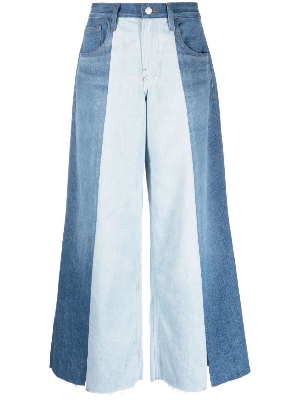 FRAME Split Seam wide-leg jeans - Blue von FRAME