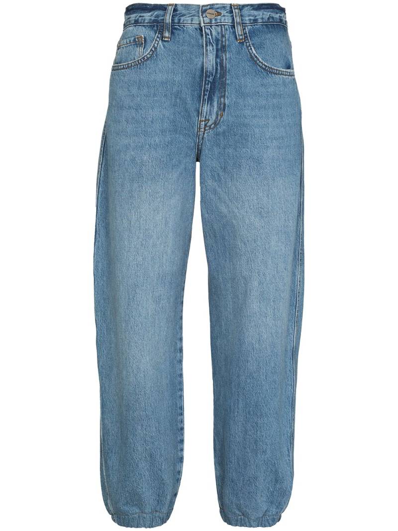 FRAME The Lounge cropped jeans - Blue von FRAME