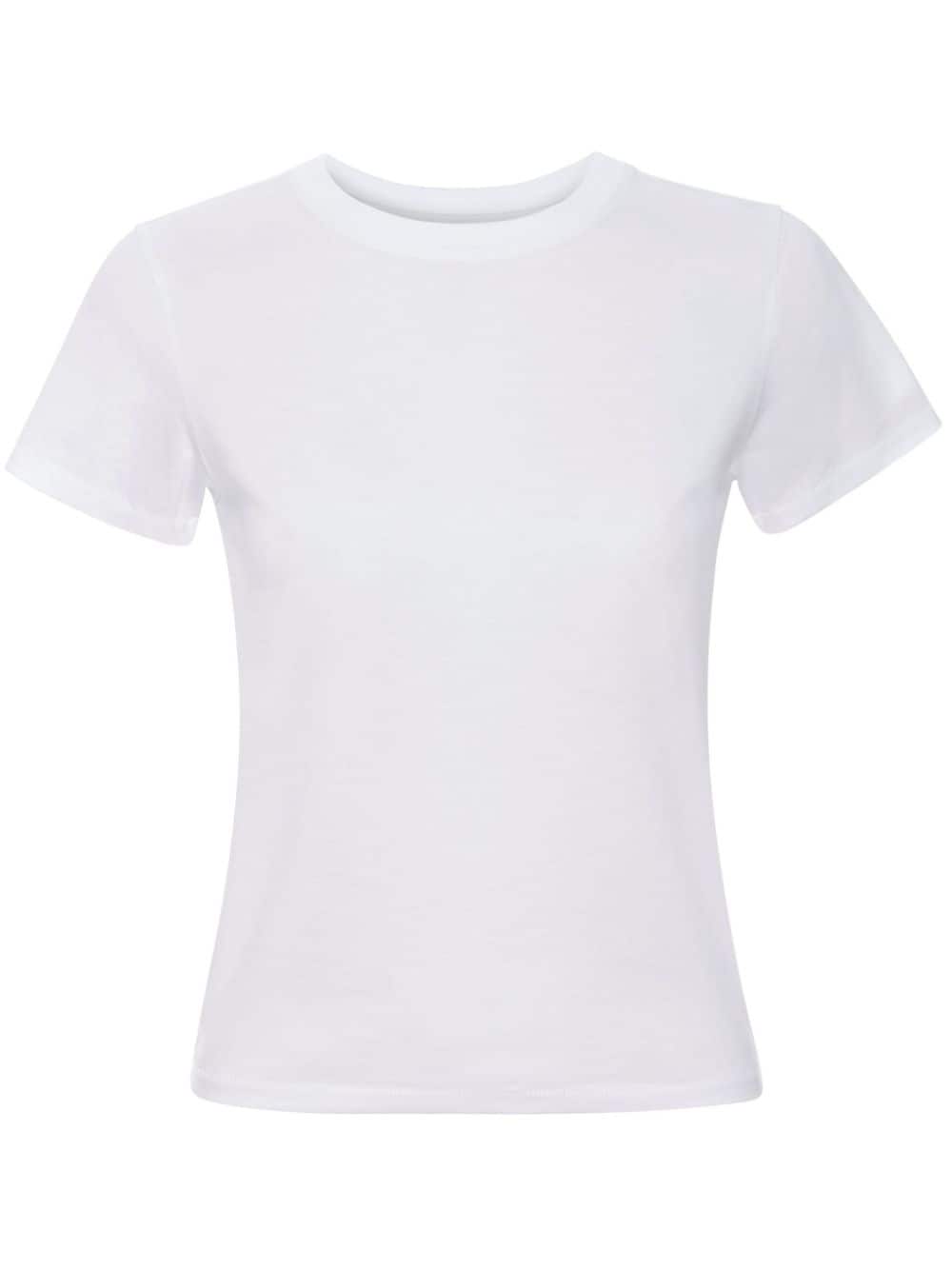 FRAME crew-neck cotton T-shirt - White von FRAME