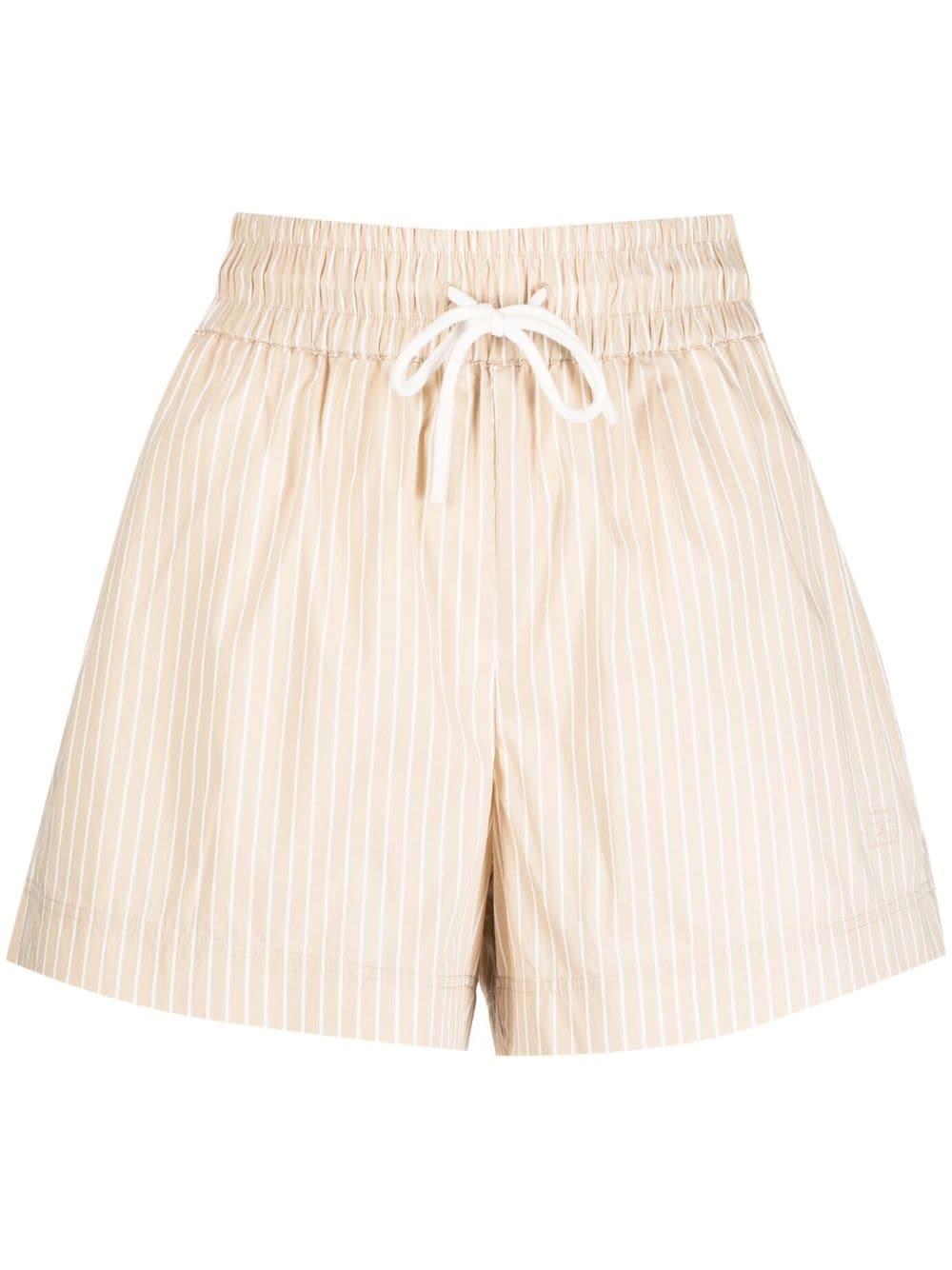 FRAME drawstring-waist thigh-length shorts - Neutrals von FRAME