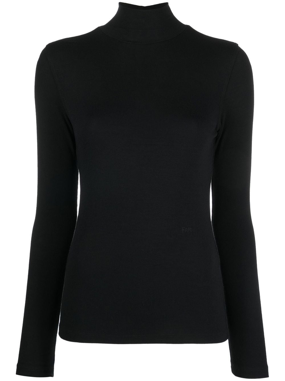 FRAME fine ribbed jumper - Black von FRAME