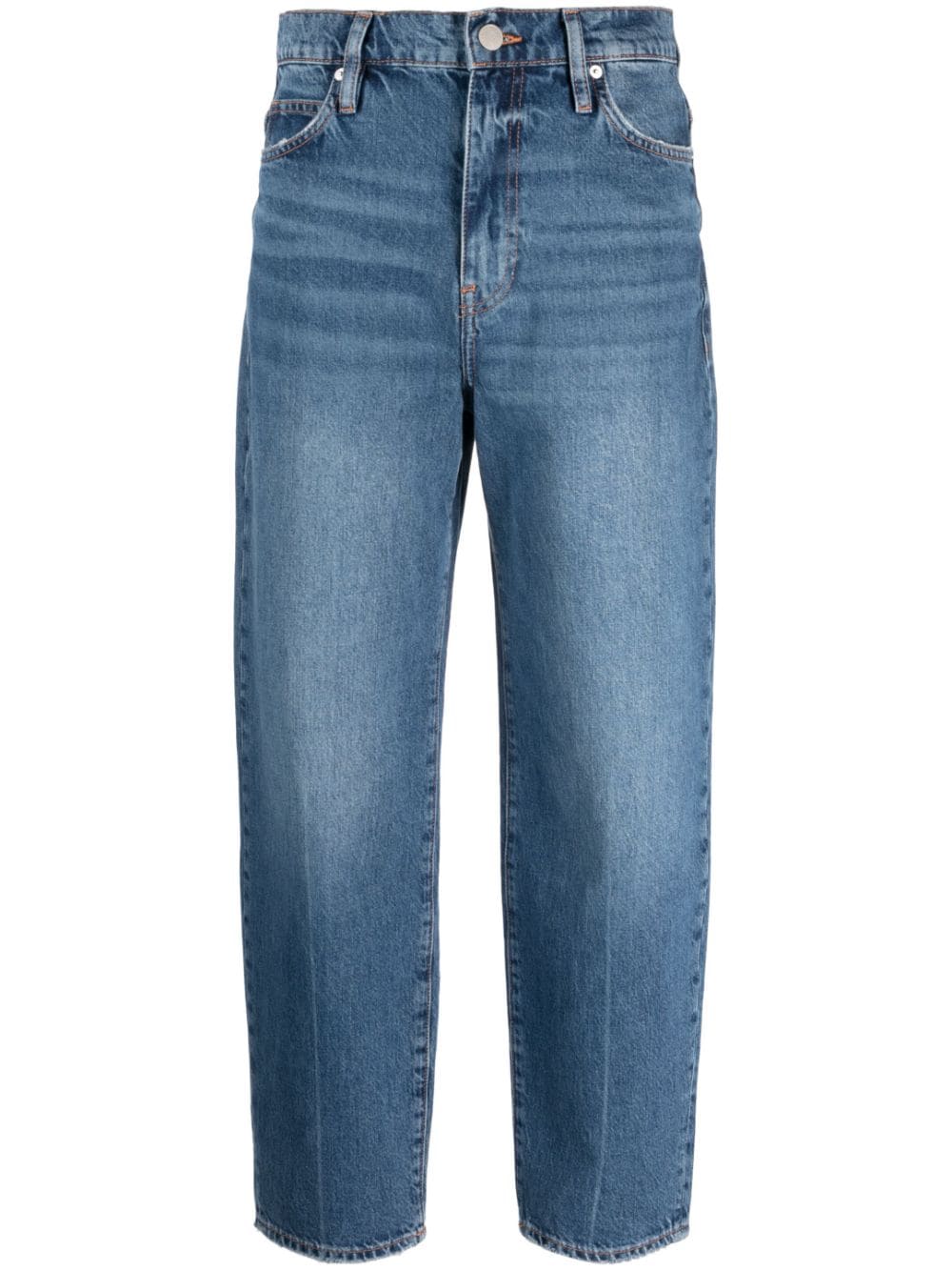 FRAME high-waist cropped-leg jeans - Blue von FRAME