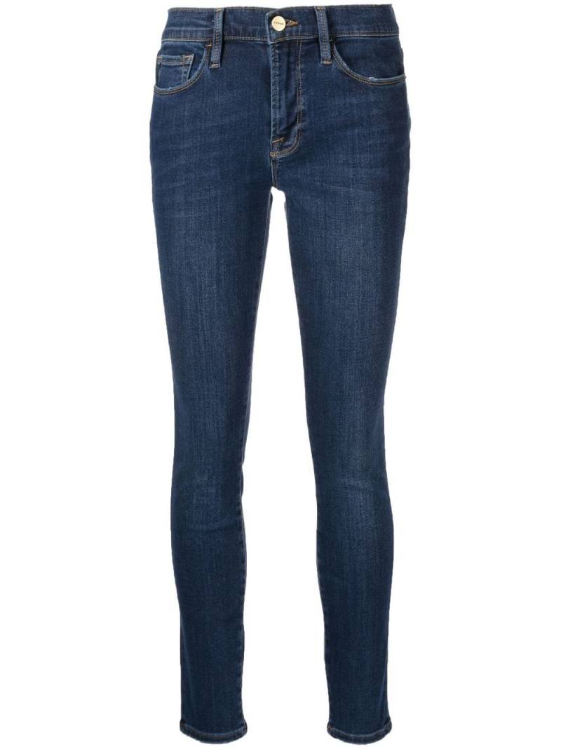 FRAME high-waist skinny jeans - Blue von FRAME