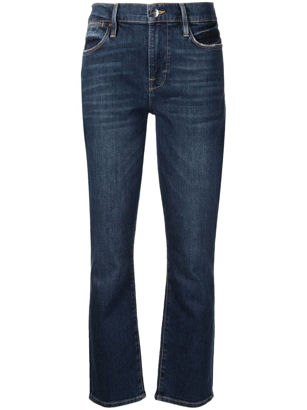 FRAME high-waist straight-leg jeans - Blue von FRAME