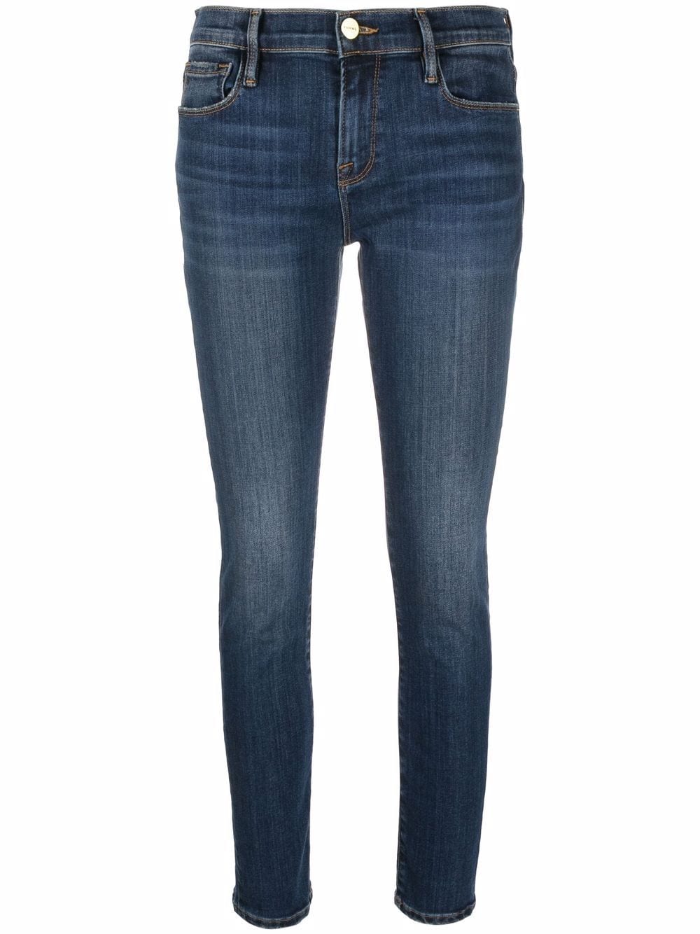 FRAME mid-rise straight-leg jeans - Blue von FRAME