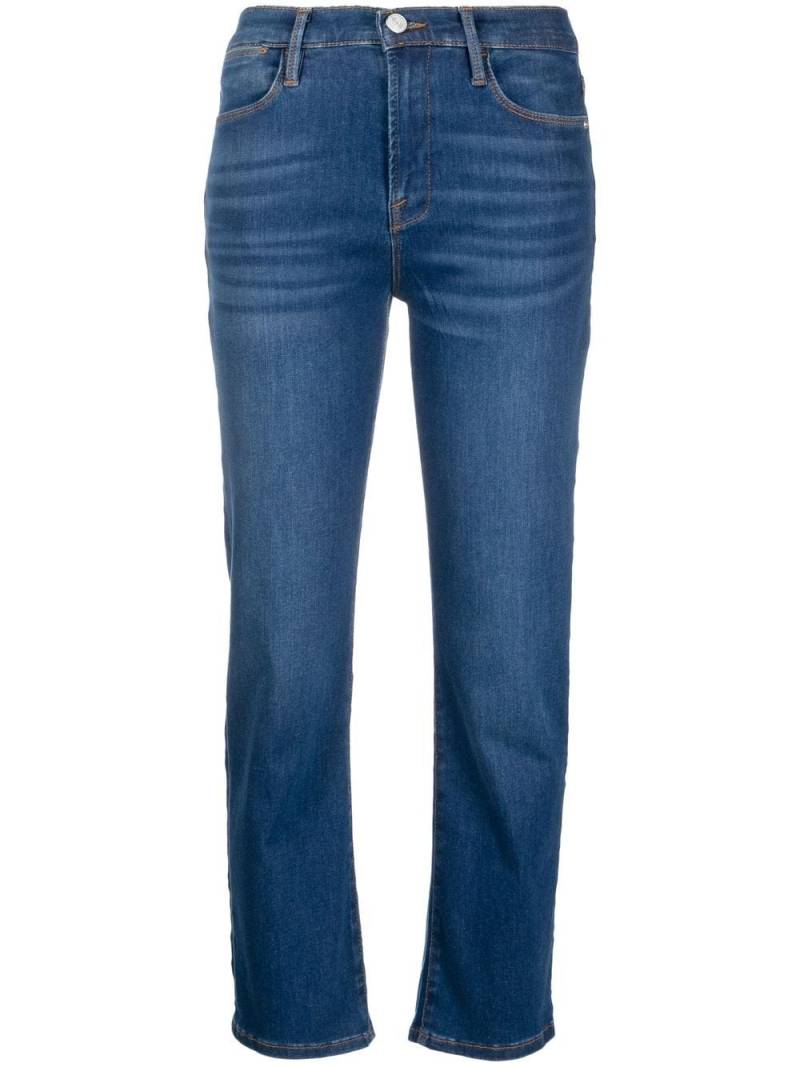 FRAME mid-rise cropped jeans - Blue von FRAME