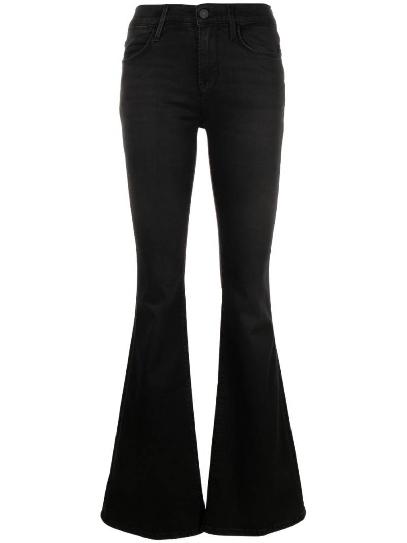 FRAME mid-rise flared jeans - Black von FRAME