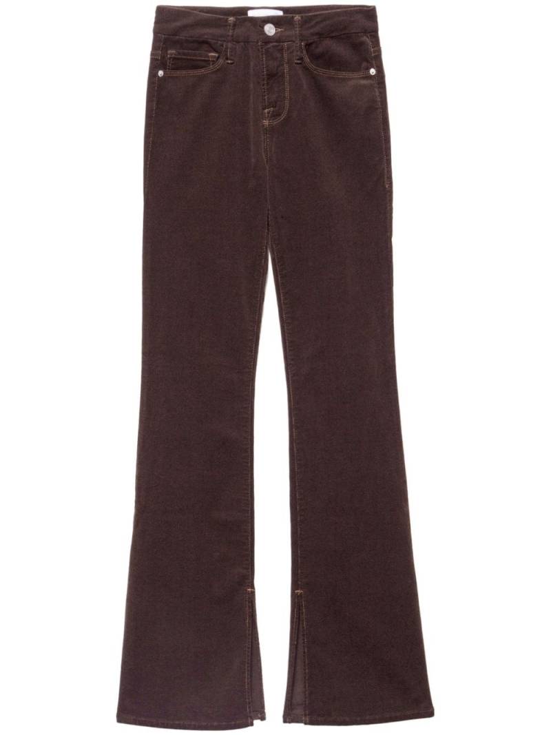 FRAME mid-rise flared jeans - Brown von FRAME