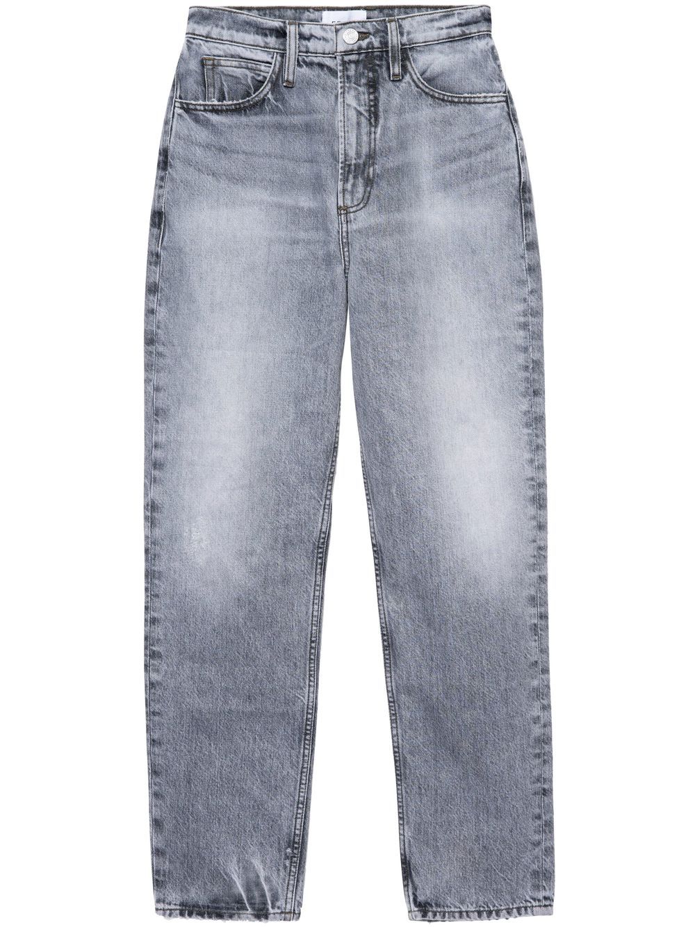 FRAME mid-rise straight jeans - Grey von FRAME