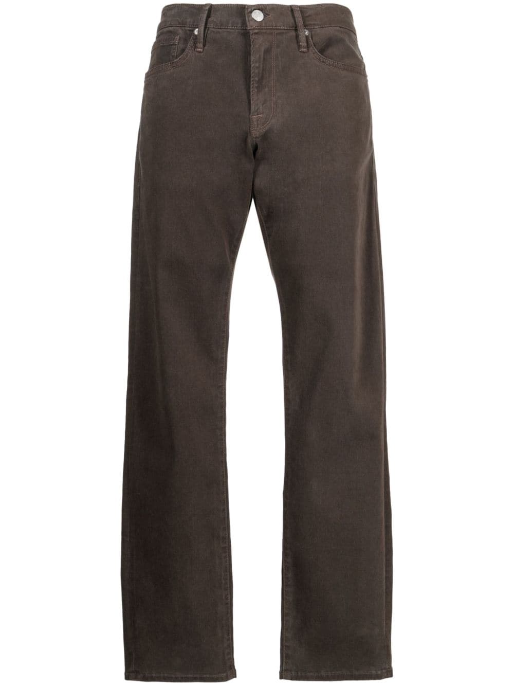 FRAME mid-rise straight-leg jeans - Brown von FRAME