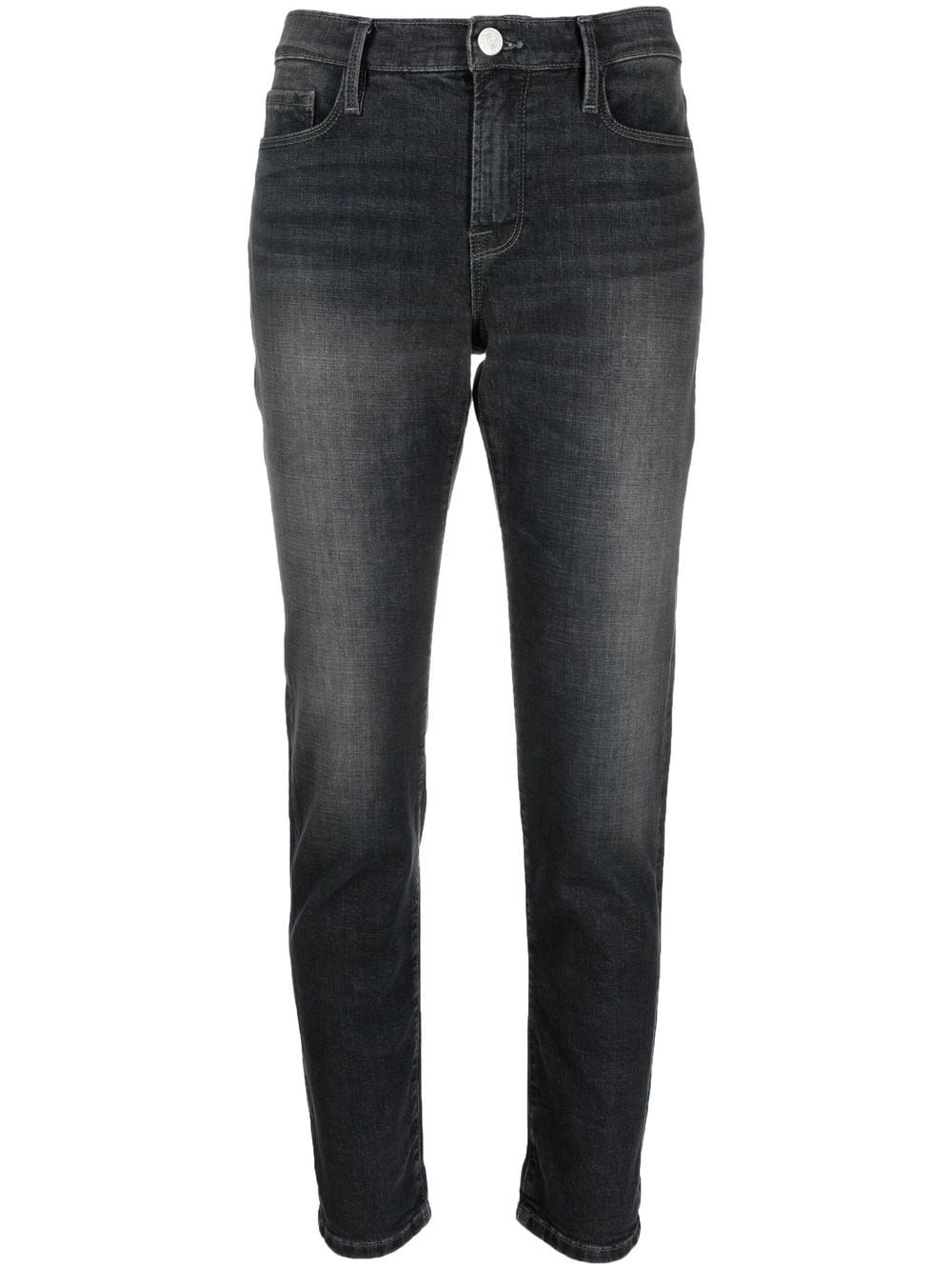 FRAME mid-rise tapered jeans - Grey von FRAME