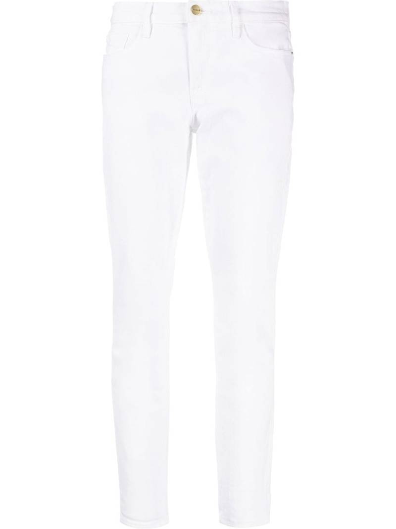 FRAME skinny-fit cropped jeans - White von FRAME