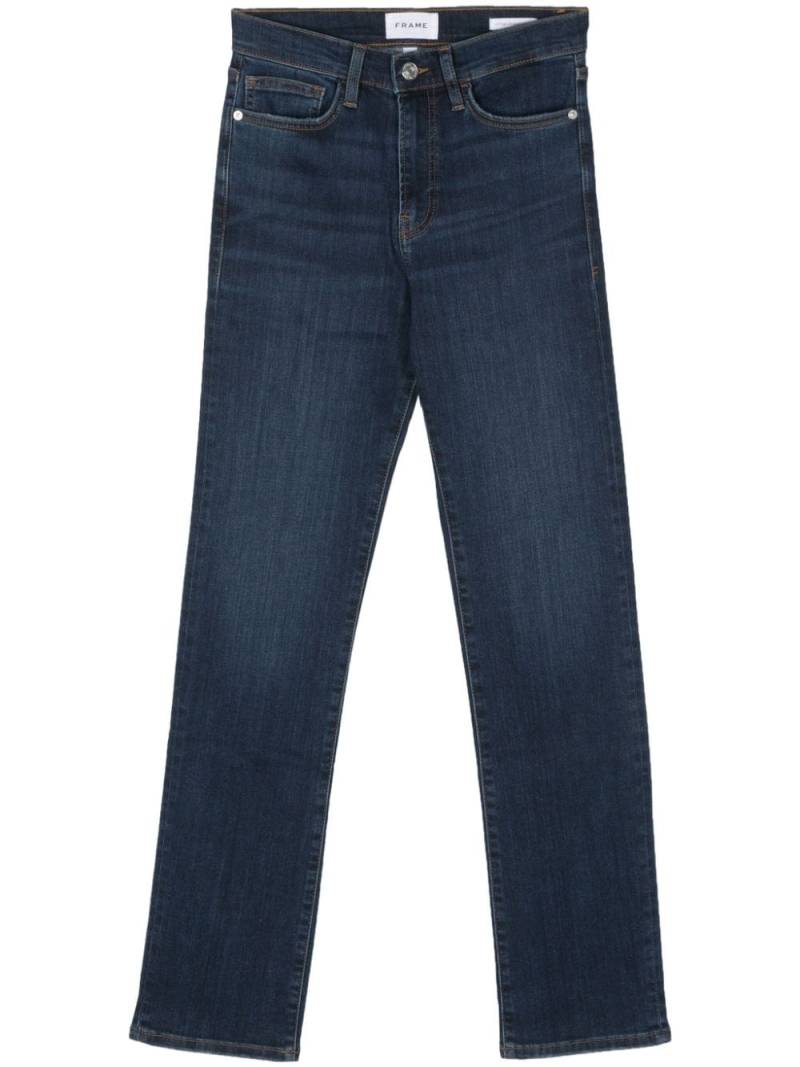 FRAME whiskering-effect straight-leg jeans - Blue von FRAME