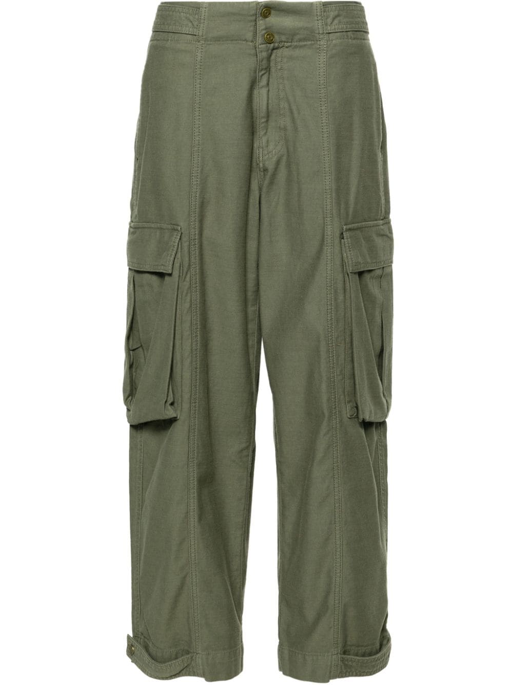FRAME wide-leg cargo trousers - Green von FRAME