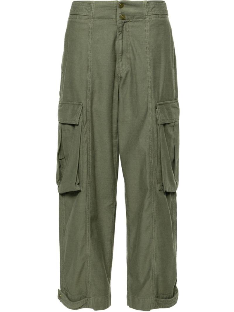 FRAME wide-leg cargo trousers - Green von FRAME