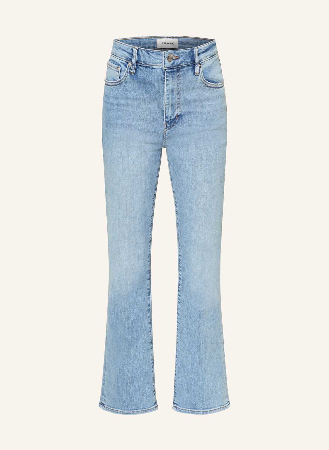 Frame Bootcut Jeans The Reboot Crop blau von FRAME