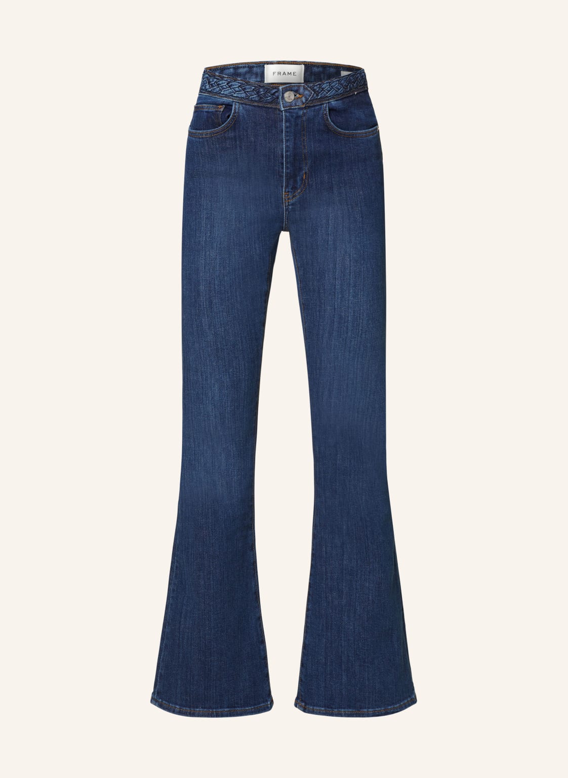 Frame Flared Jeans Le High Flare blau von FRAME