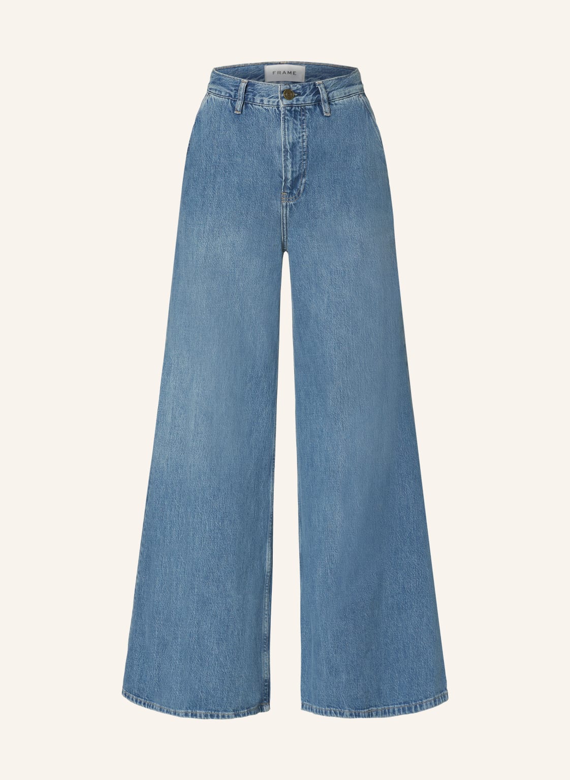 Frame Flared Jeans The Extra Wide Leg blau von FRAME