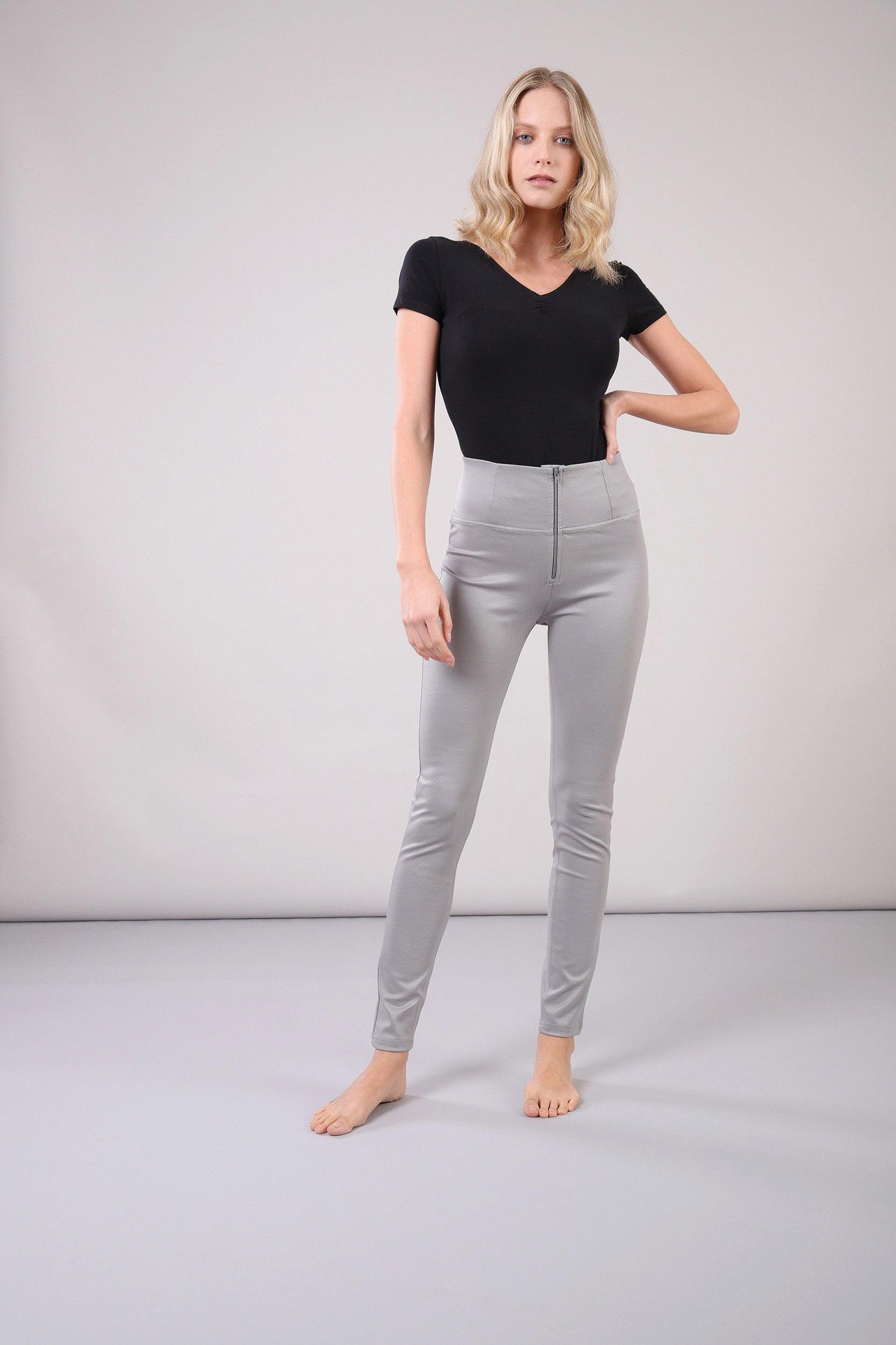 Lange Wr.up® Skinny Mit Hoher Leibhöhe Damen Grau S von FREDDY