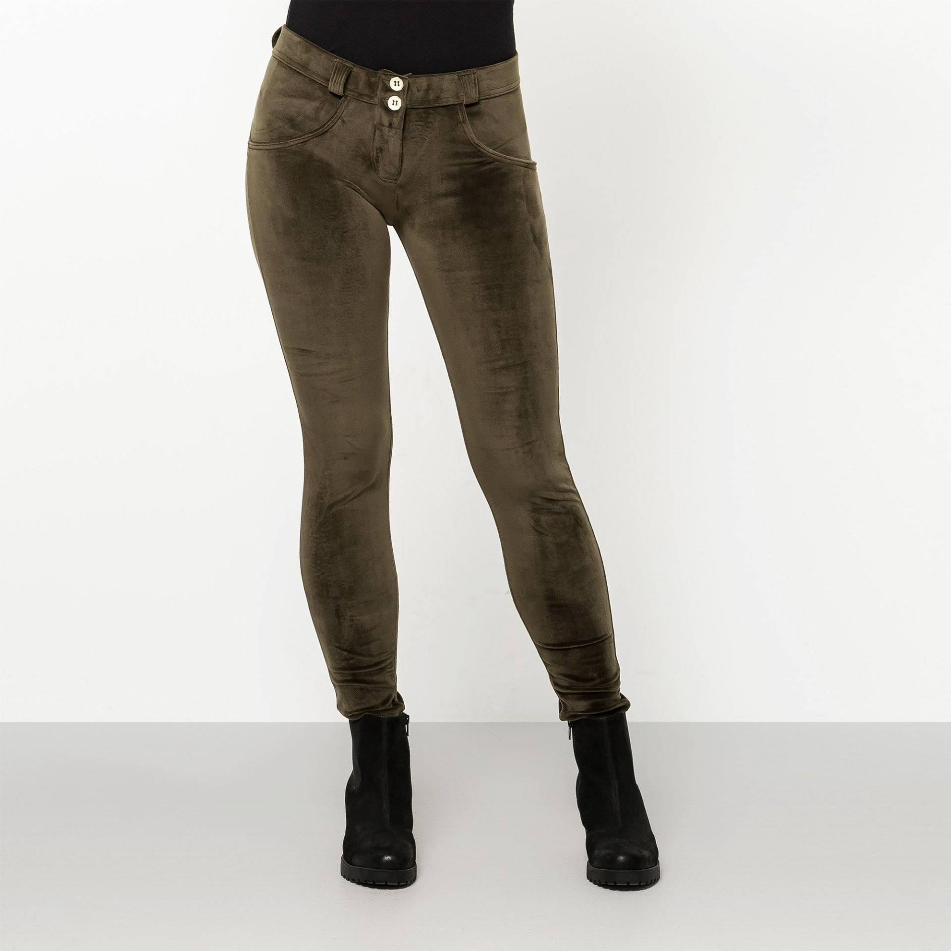 Jeggings Damen Khaki S von FREDDY