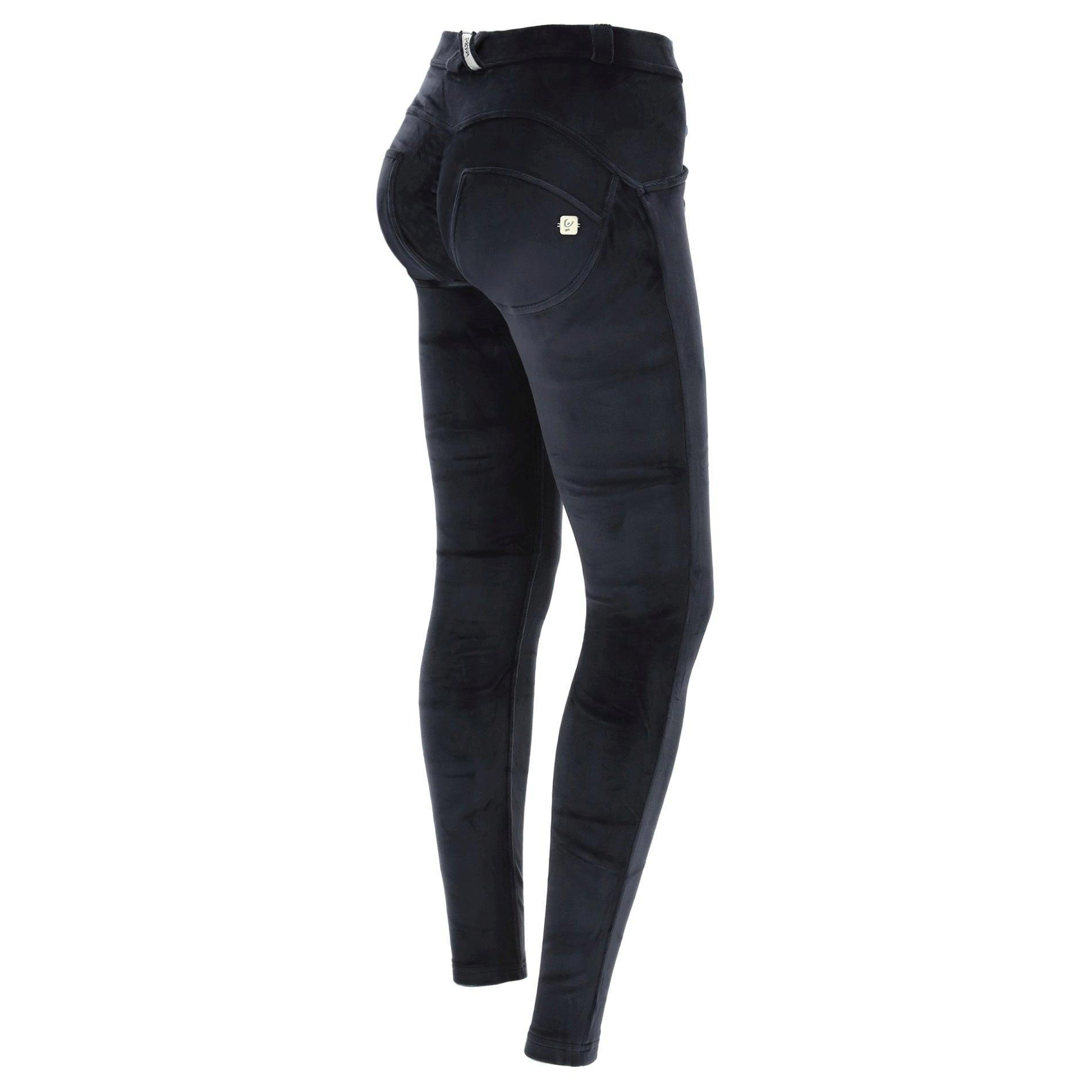 Push Up-hose Aus Chenillestoff Mit Skinny-passform Der Linie Wr.up® Damen Dunkelblau XS von FREDDY