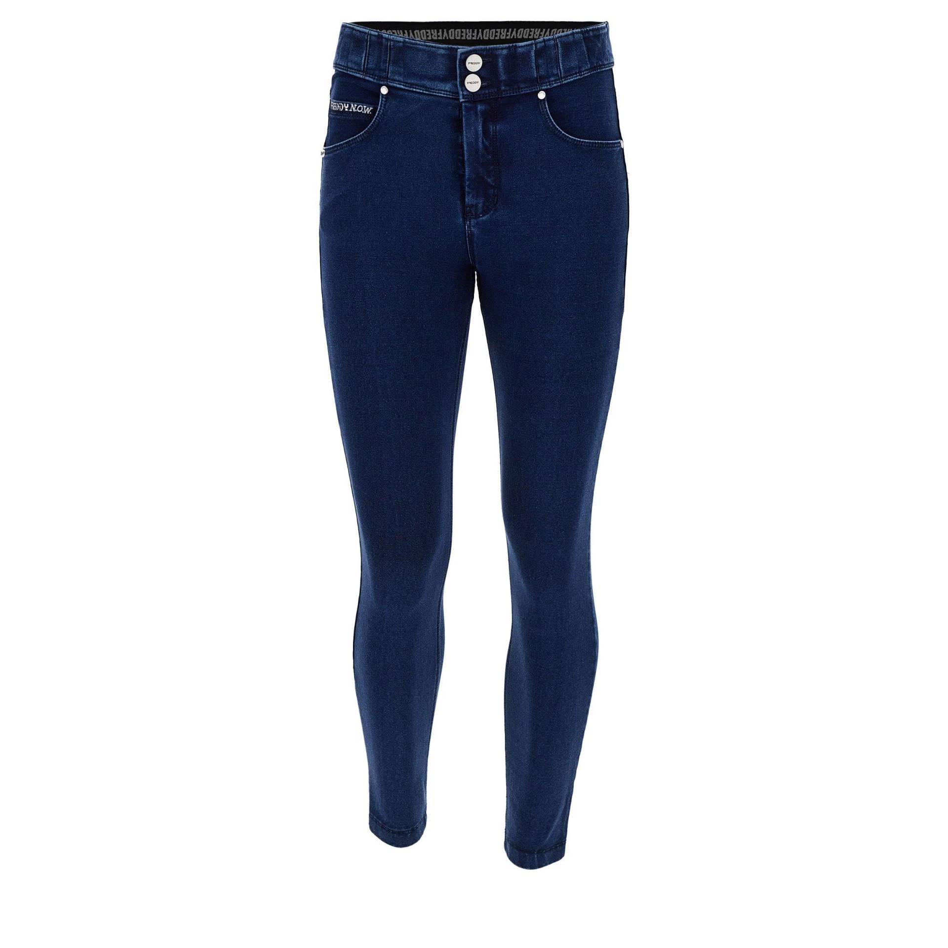 N.o.w.® Pants Mit Mittlerem Taillenbund Und Superskinny-passform Aus Denim Damen Marine L von FREDDY