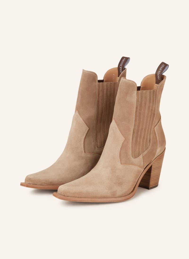 Free Lance Cowboy Boots Sandy 80 beige von FREE LANCE