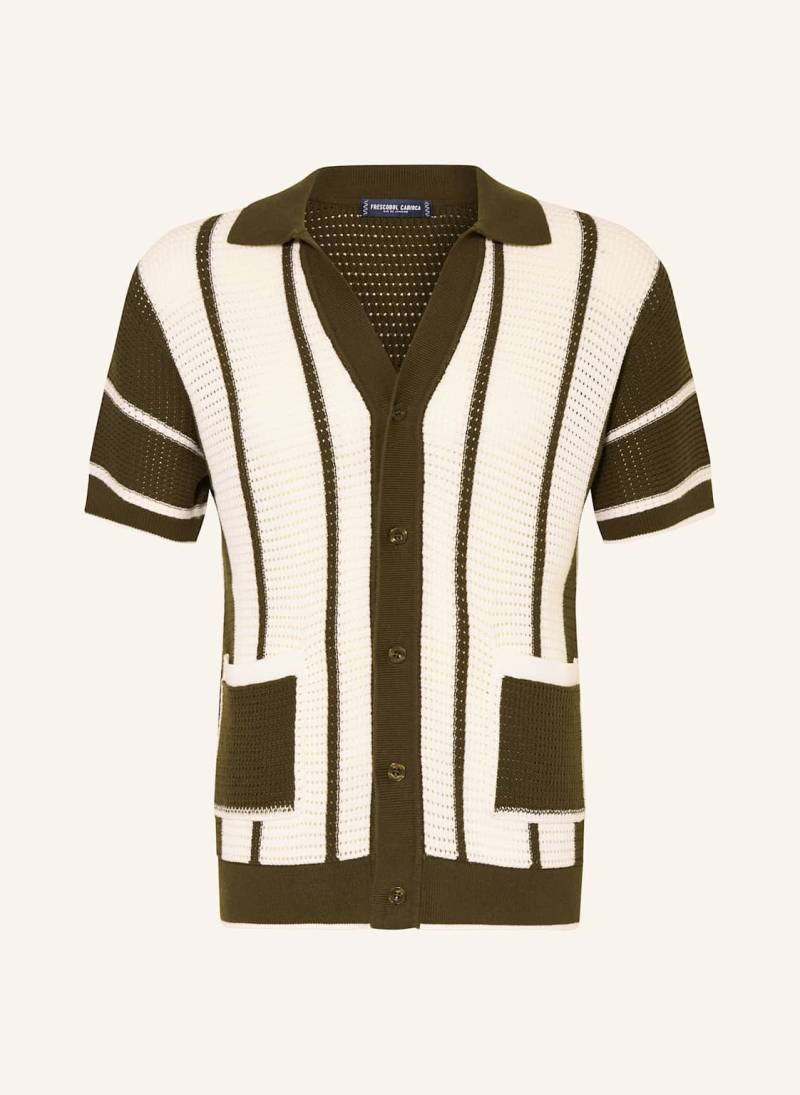Frescobol Carioca Kurzarm-Hemd Regular Fit schwarz von FRESCOBOL CARIOCA