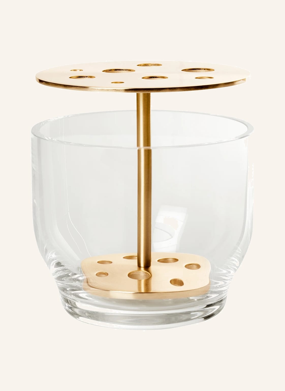 Fritz Hansen Vase Ikebana Small gold von FRITZ HANSEN