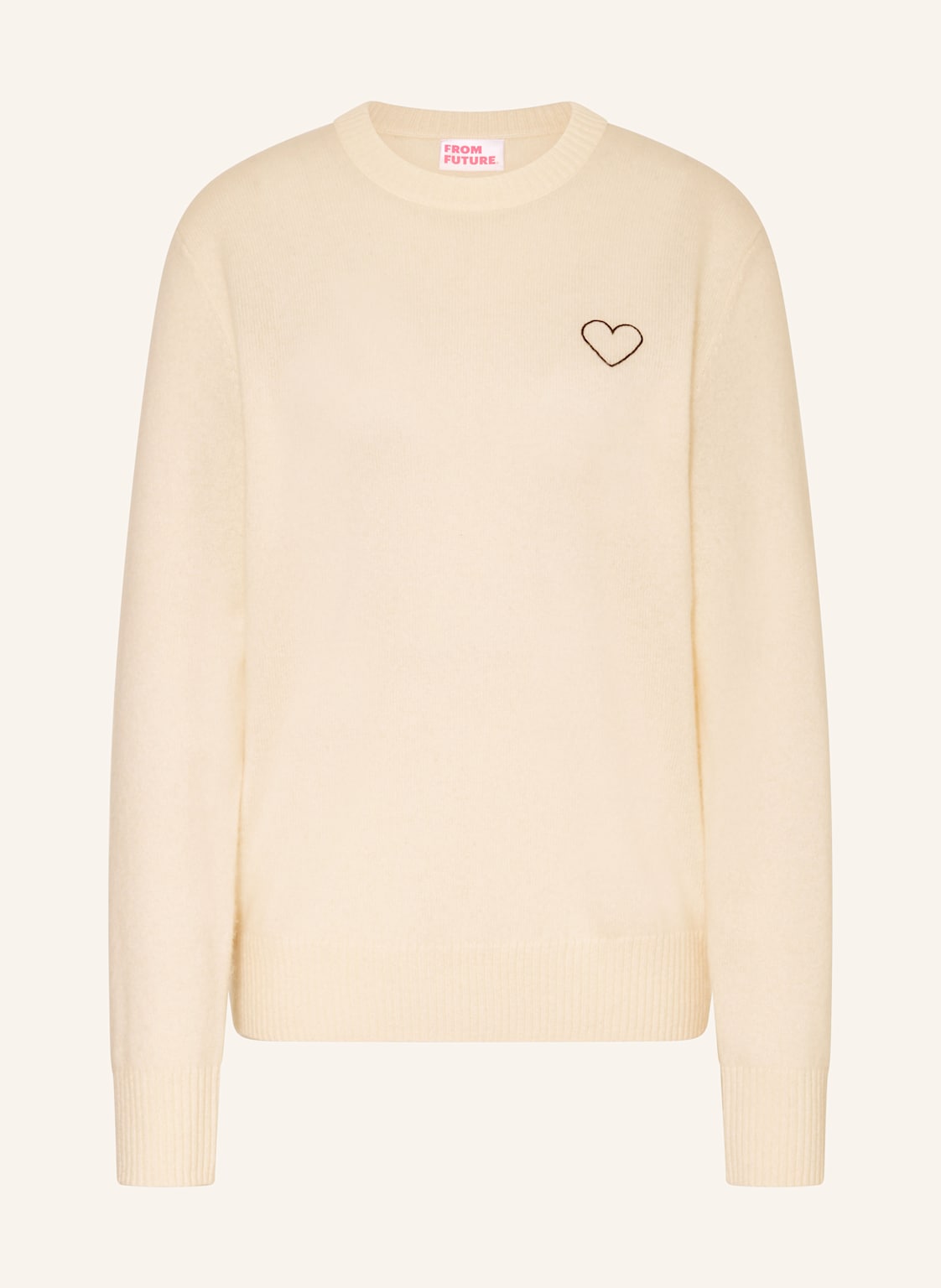 From Future Cashmere-Pullover weiss From Future Cashmere-Pullover weiss von FROM FUTURE