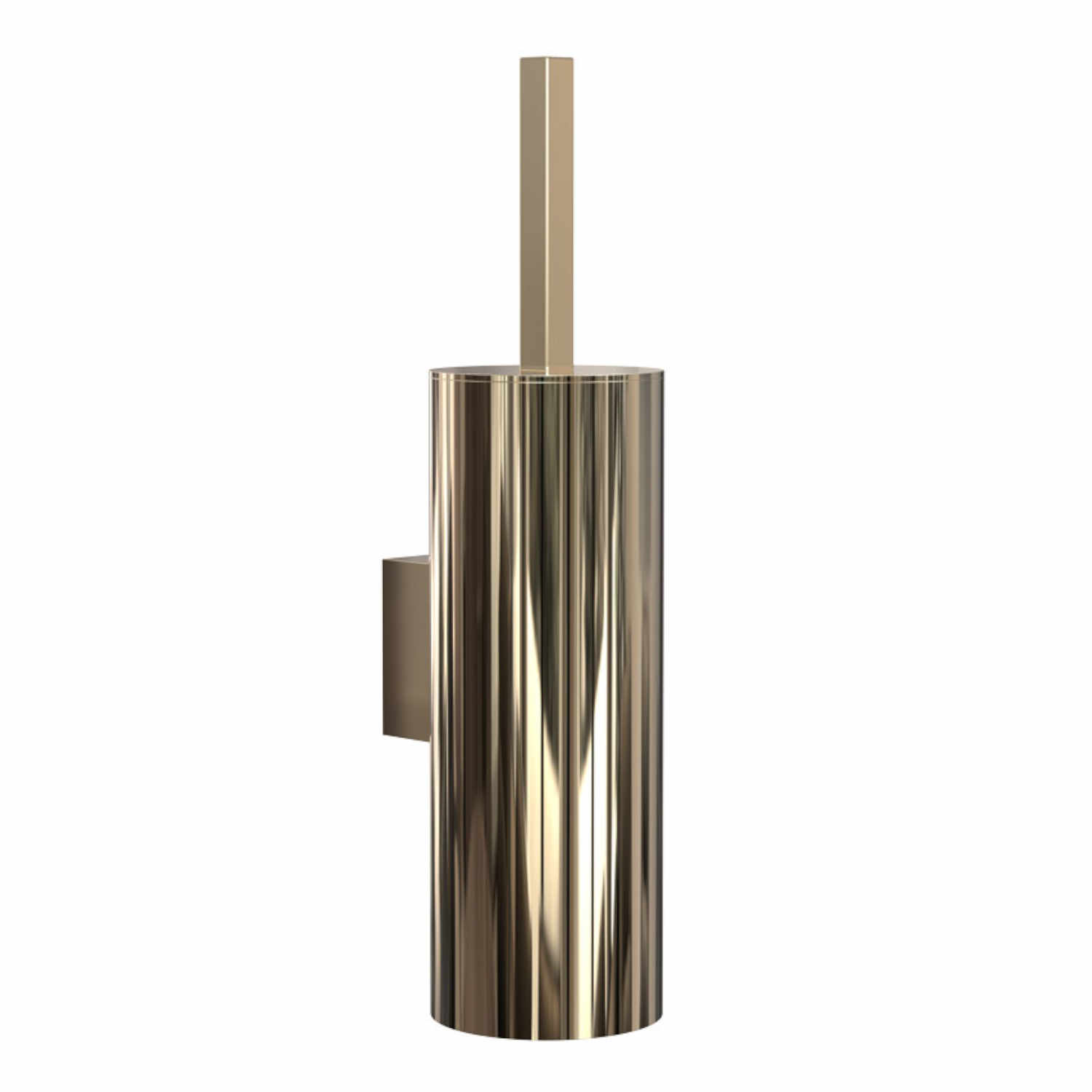 4 Quadra Toilettenbürstenhalter, Farbe gold 4 Quadra Toilettenbürstenhalter, Farbe gold von FROST Denmark