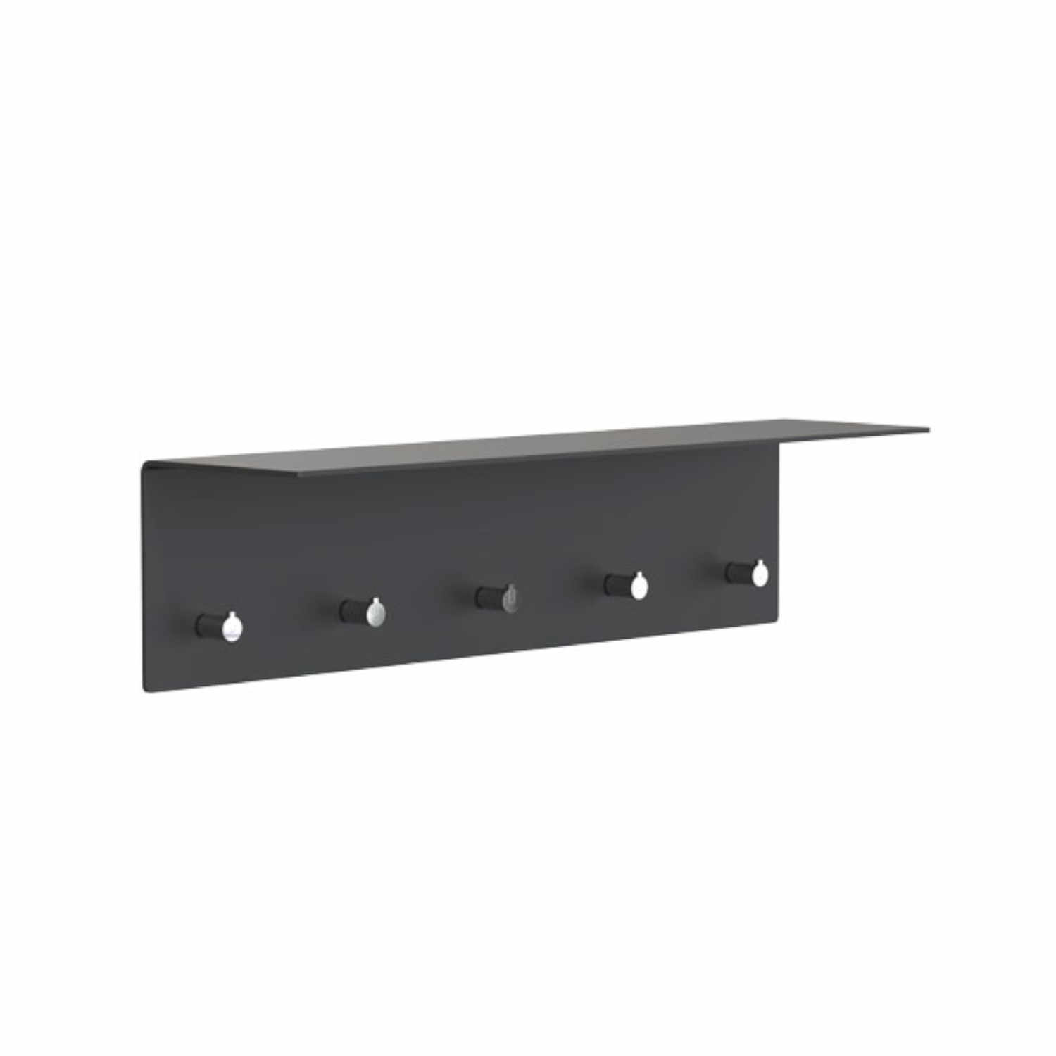 4002 UNU Wandgarderobe, Farbe schwarz-poliert 4002 UNU Wandgarderobe, Farbe schwarz-poliert von FROST Denmark