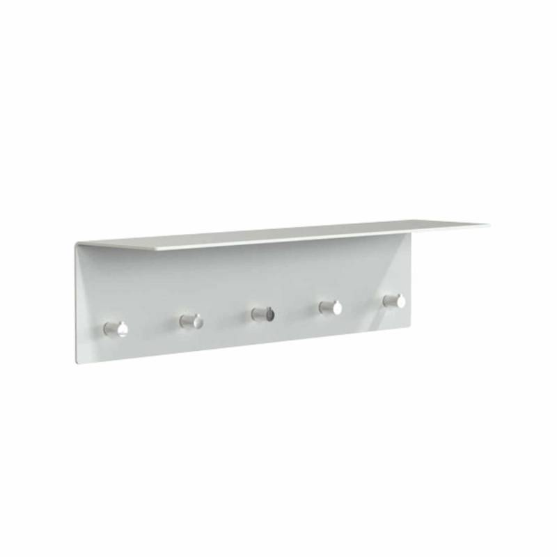 4002 UNU Wandgarderobe, Farbe weiss-poliert von FROST Denmark