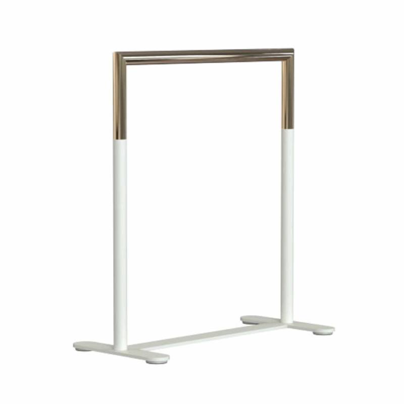 6006 Bukto Handtuchständer, Farbe weiss-gold von FROST Denmark