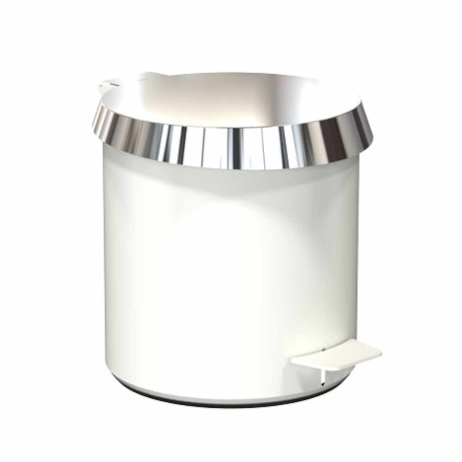 Pedaleimer 250 Small Abfalleimer, Deckel edelstahl, poliert, Farbe weiss Pedaleimer 250 Small Abfalleimer, Deckel edelstahl, poliert, Farbe weiss von FROST Denmark