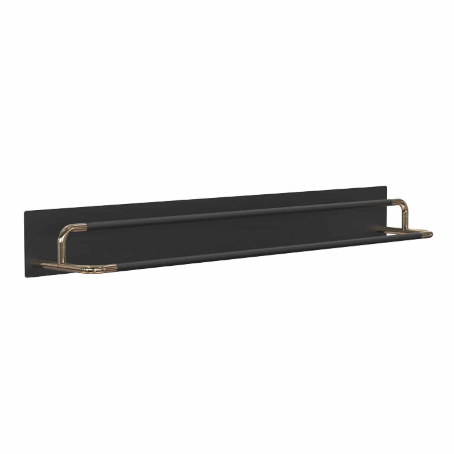 Rada Signatures Schuhregal, Grösse b. 100 cm, Farbe schwarz-gold Rada Signatures Schuhregal, Grösse b. 100 cm, Farbe schwarz-gold von FROST Denmark