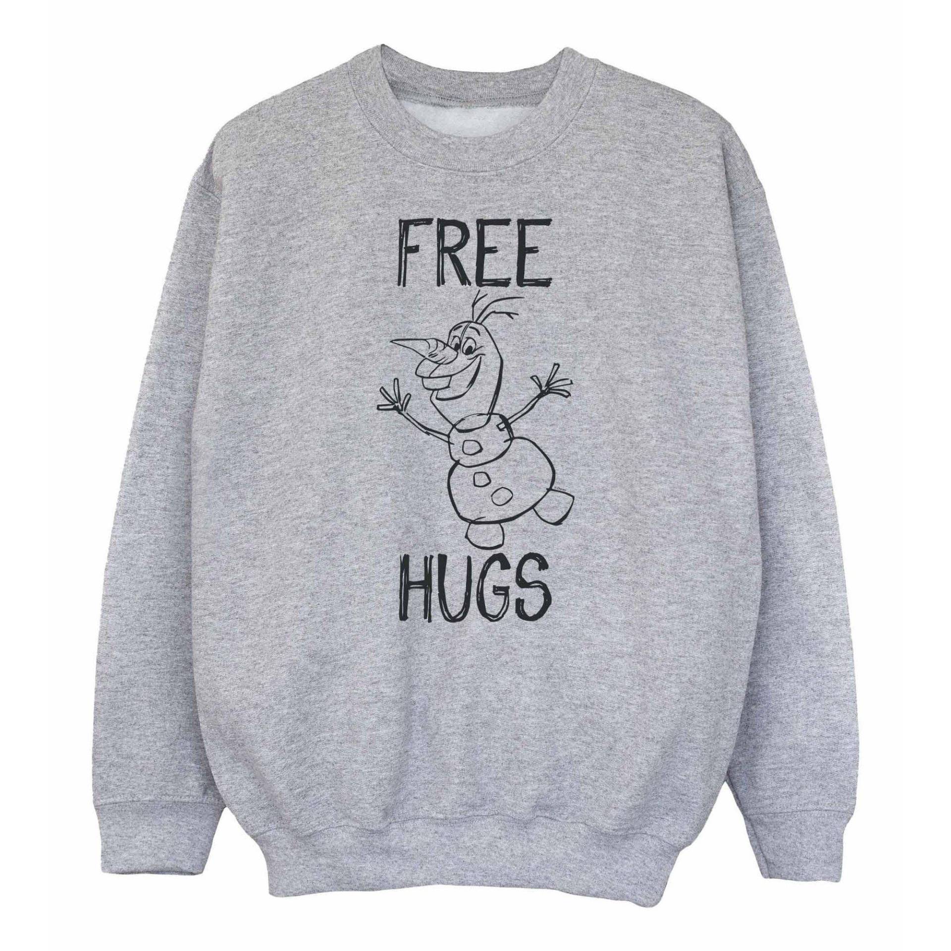 Free Hugs Sweatshirt Mädchen Grau 116 von FROZEN