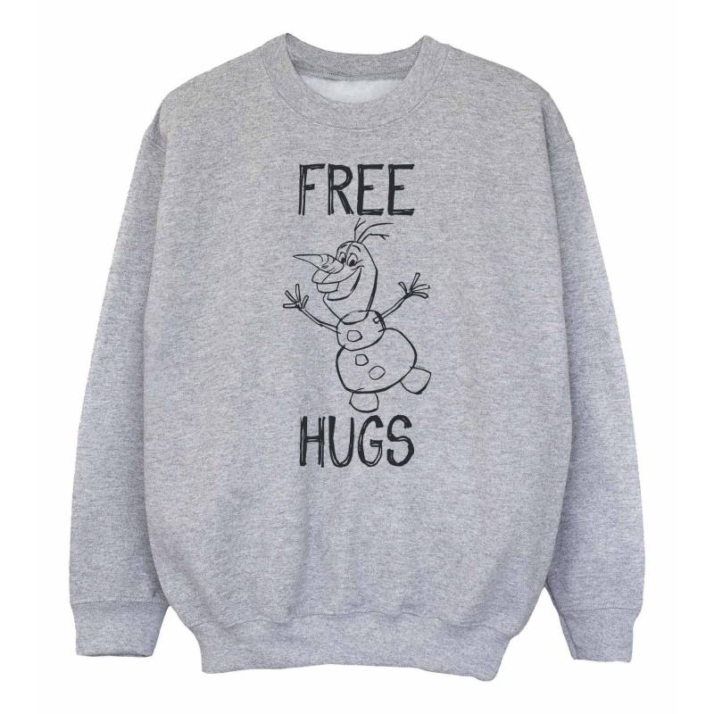 Free Hugs Sweatshirt Mädchen Grau 116 von FROZEN